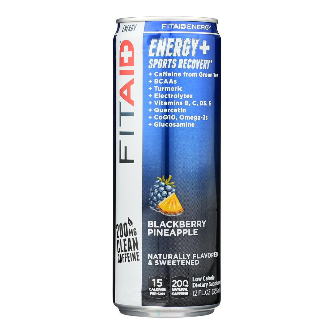 Lifeaid Beverage Company - Fitaid Enrg Blkbry Pineap - Case Of 12 - 12 Fz - Maras Green